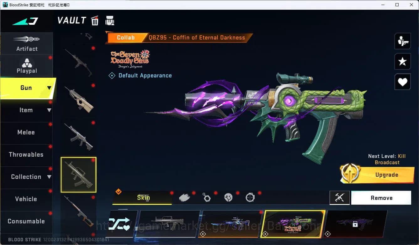 Blood Strike Accounts ASIA|COLLAB=QBZ95,KAR98K|LIMITED=RPK,AR97,MP7|ULTR image 9