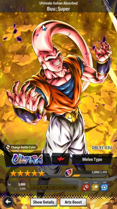 Dragon Ball Legends Accounts LVL 151| 37 M total power, UI goku,BUU: super,SS G image 5