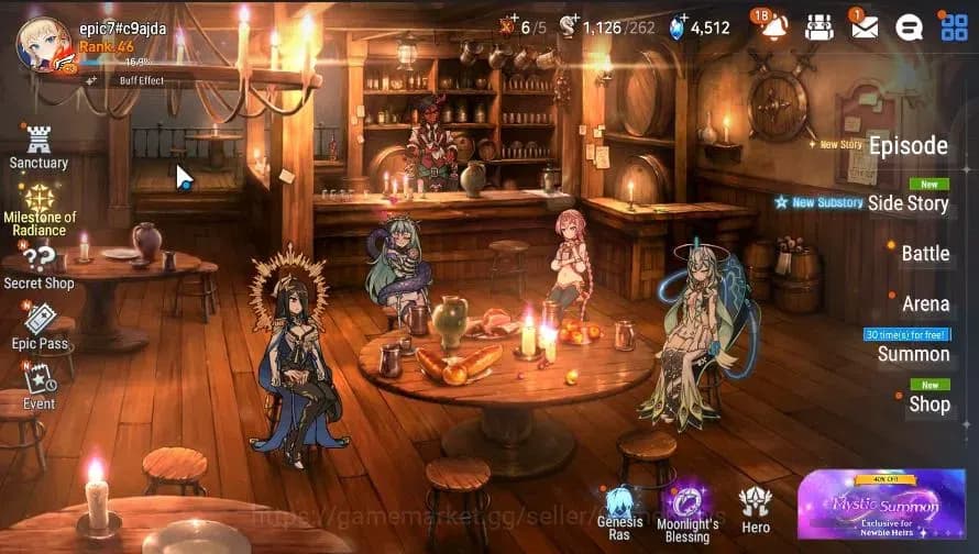Epic Seven Accounts GLOBAL|UnVerif|6 ML(BM Haste, Belian, WOTM Tenebri image 1