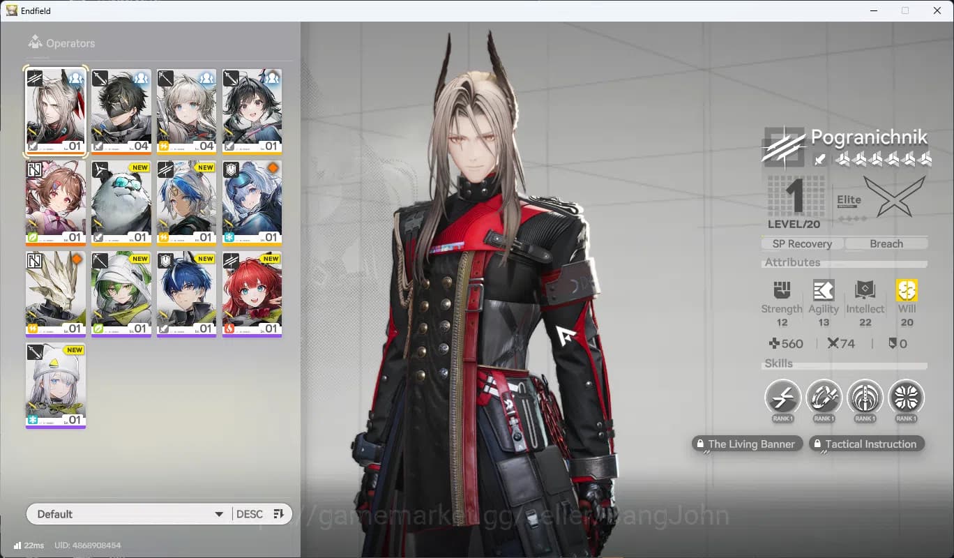 Arknights: Endfield Accounts Starter Fresh | ASIA | New Horizons On | Day 5 Sig image 1