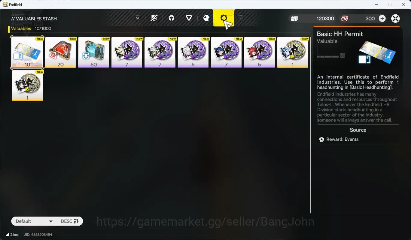 Arknights: Endfield Accounts Starter Fresh | ASIA | New Horizons On | Day 5 Sig image 4