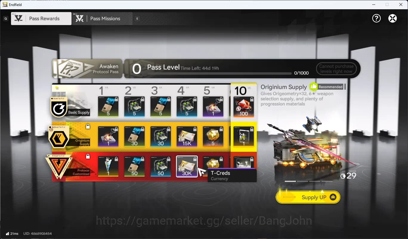 Arknights: Endfield Accounts Starter Fresh | ASIA | New Horizons On | Day 5 Sig image 5