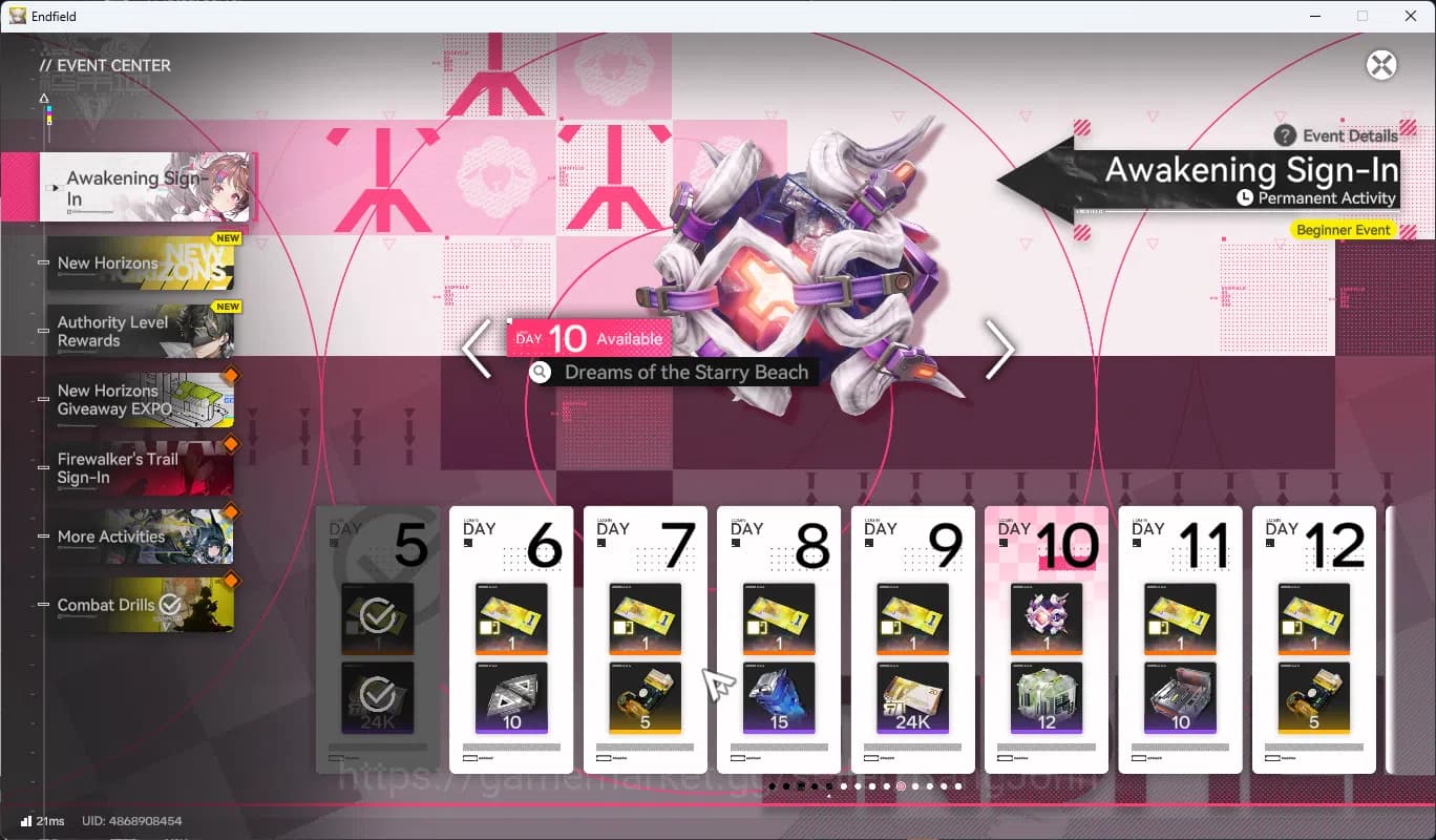 Arknights: Endfield Accounts Starter Fresh | ASIA | New Horizons On | Day 5 Sig image 6