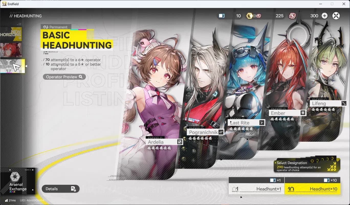 Arknights: Endfield Accounts Starter Fresh | ASIA | New Horizons On | Day 5 Sig image 9