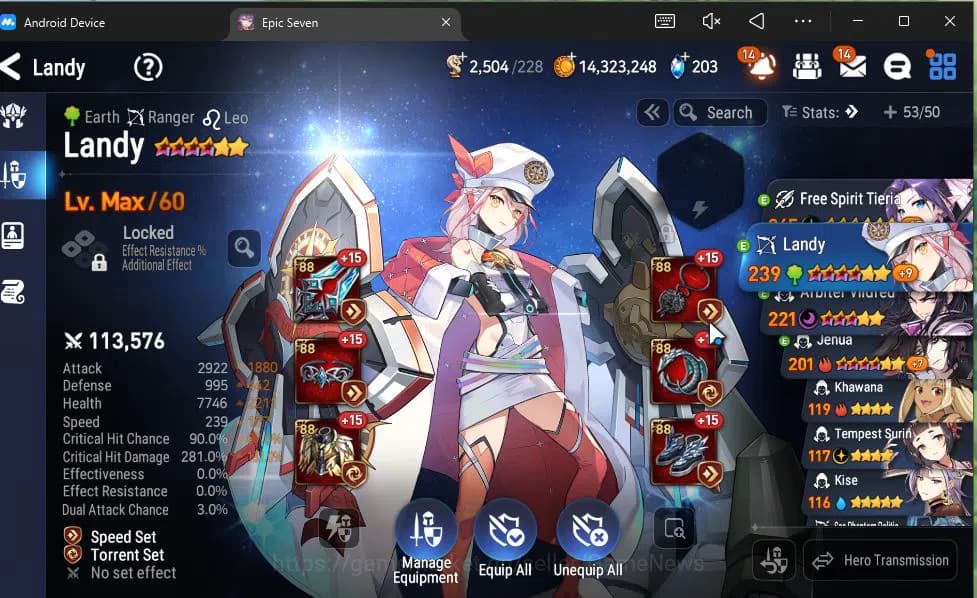Epic Seven Accounts GLOBAL Unverif|New Era|5 ML(Salome,SP Politis,Arch image 4