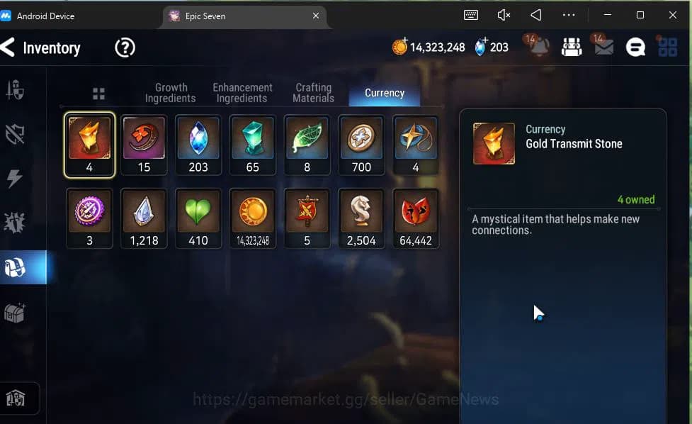 Epic Seven Accounts GLOBAL Unverif|New Era|5 ML(Salome,SP Politis,Arch image 6