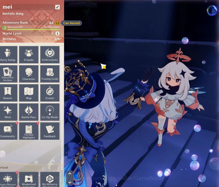 Genshin Impact Accounts ASIA|AR 45|3 Limited +1(*5Weapon)| (Zibai,Furina,H image 1