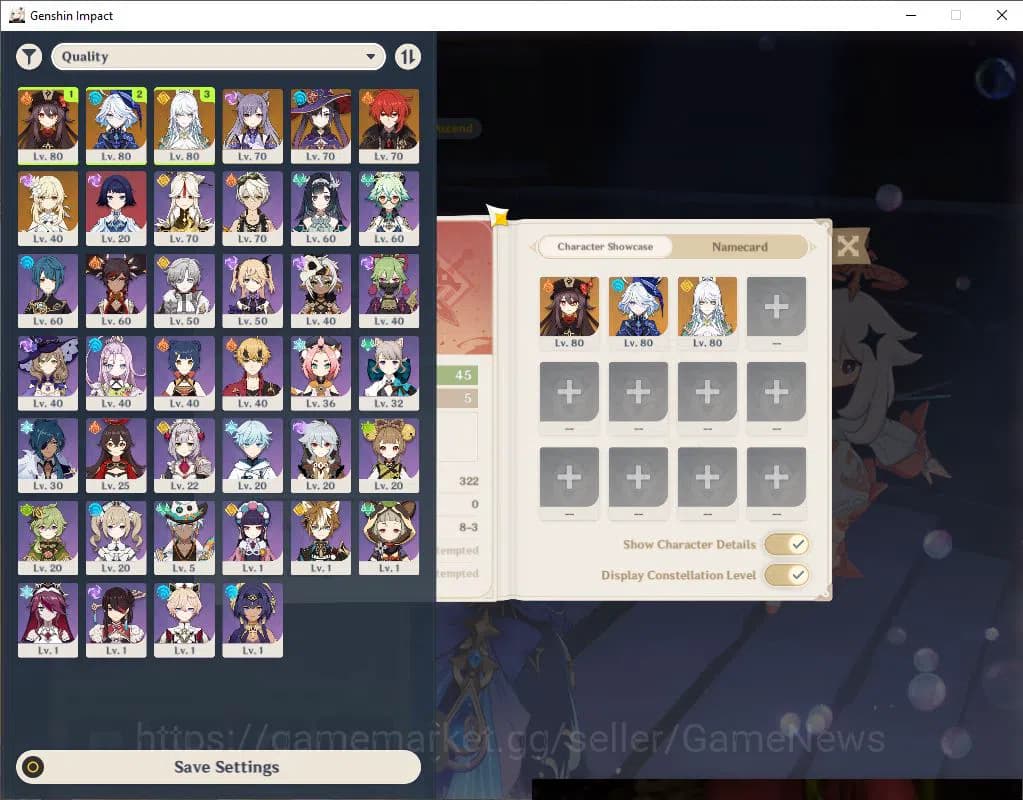Genshin Impact Accounts ASIA|AR 45|3 Limited +1(*5Weapon)| (Zibai,Furina,H image 2