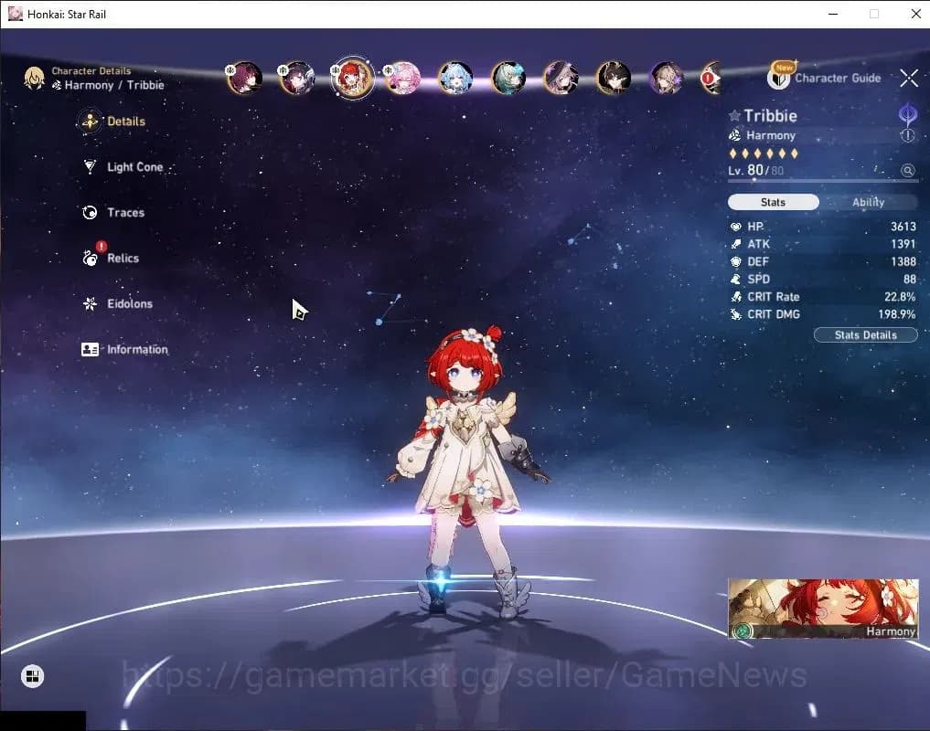 Honkai Star Rail Accounts Asia|TL 65|Free GI|Anaxa Prem Team|12 Limited[Anax image 19