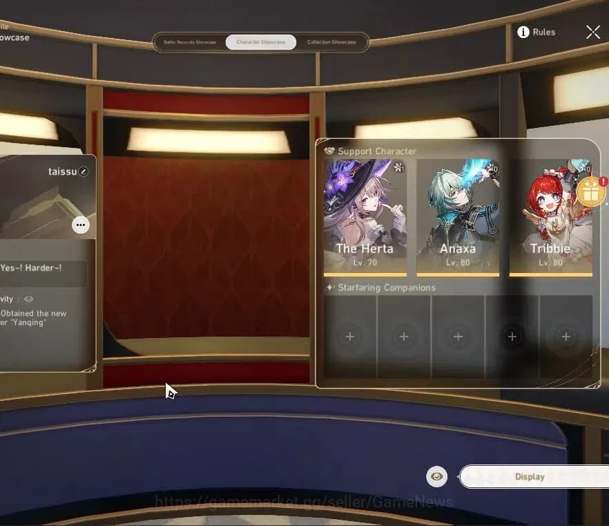 Honkai Star Rail Accounts Asia|TL 65|Free GI|Anaxa Prem Team|12 Limited[Anax image 3