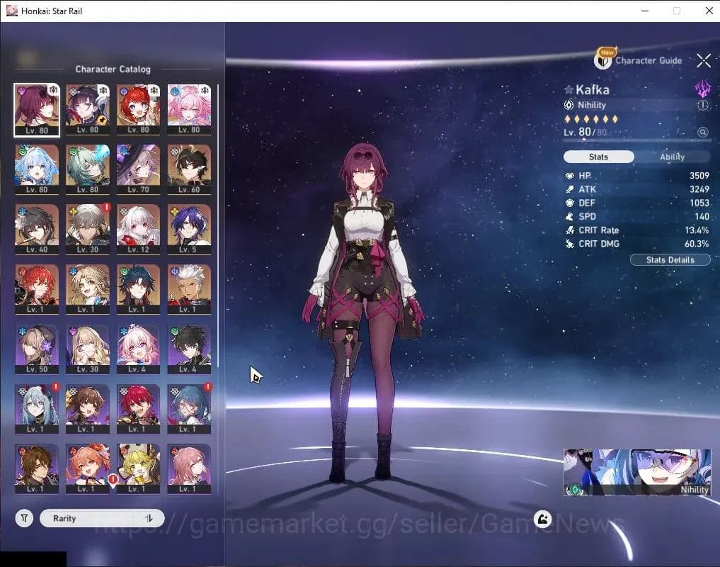 Honkai Star Rail Accounts Asia|TL 65|Free GI|Anaxa Prem Team|12 Limited[Anax image 6