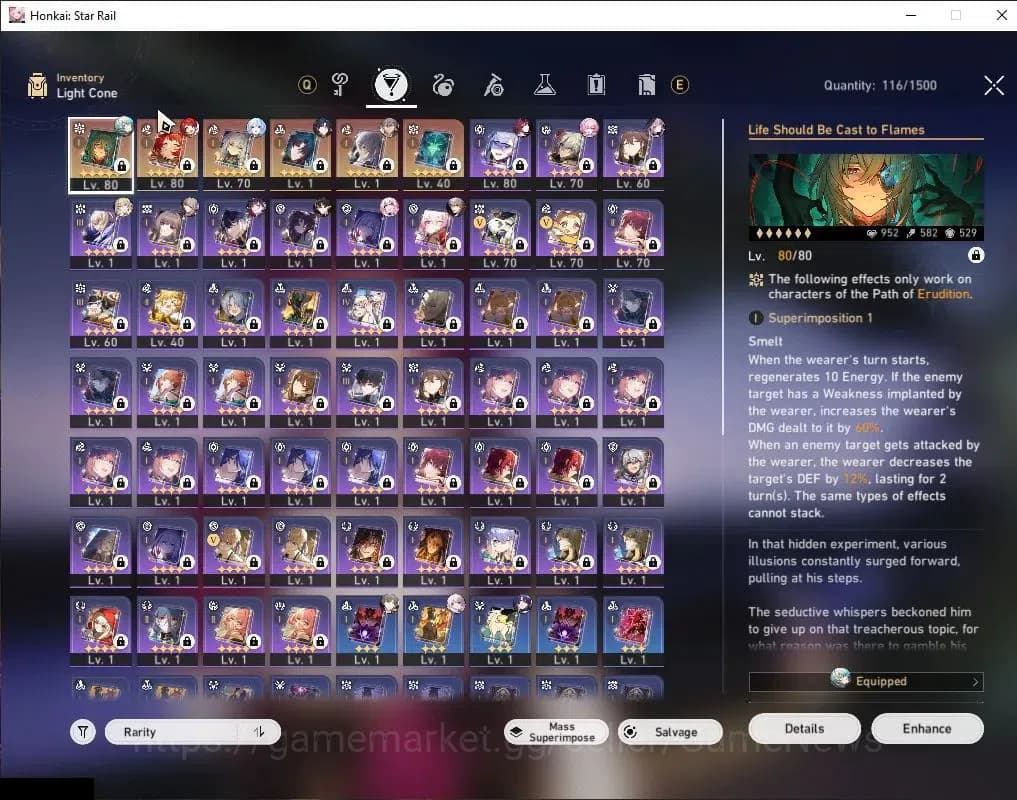 Honkai Star Rail Accounts Asia|TL 65|Free GI|Anaxa Prem Team|12 Limited[Anax image 9