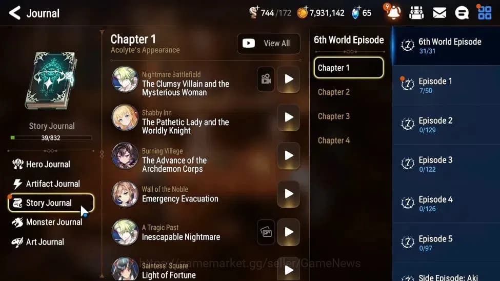 Epic Seven Accounts GLOBAL Unverif|New Era|2 ML(Salome,Empyerean Ilyna image 16