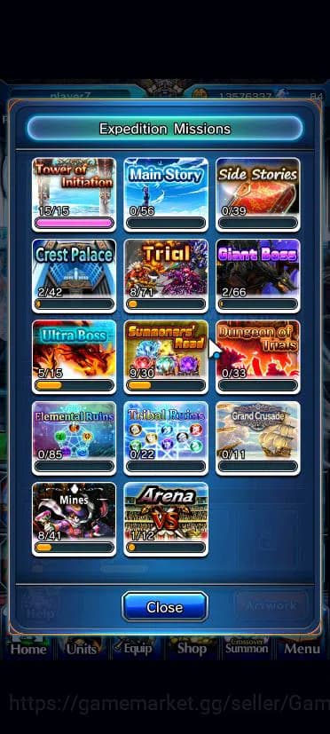 Grand Summoners Accounts Global|Rank 52|14 Asc|InumutaTW,ToimaTW,S Miyu,Isl image 6