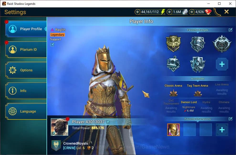 Raid: Shadow Legends Accounts Lv42 885K Power|1 Mythic(StarSage Galathir)+23 Leg image 2