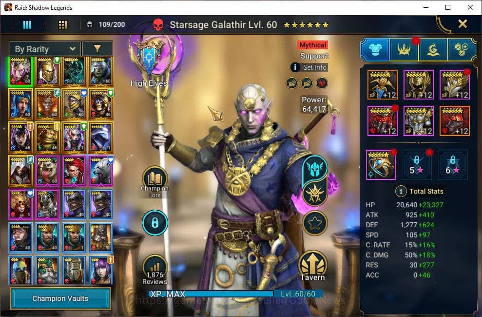 Raid: Shadow Legends Accounts Lv42 885K Power|1 Mythic(StarSage Galathir)+23 Leg image 3
