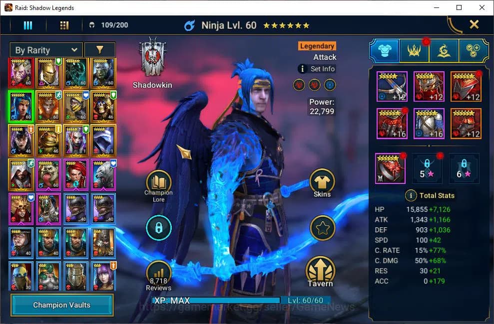 Raid: Shadow Legends Accounts Lv42 885K Power|1 Mythic(StarSage Galathir)+23 Leg image 7
