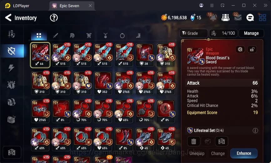 Epic Seven Accounts Global Unverif | 6ML | Tieria | Tenebria | Veronik image 11