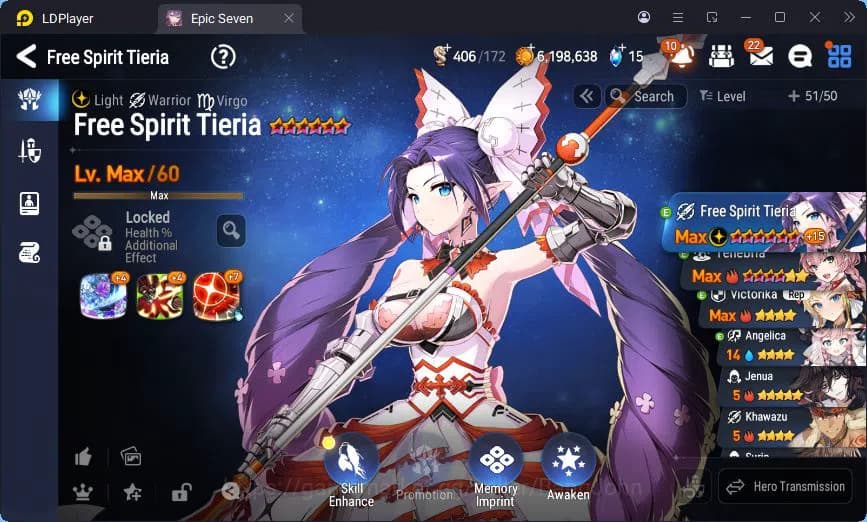 Epic Seven Accounts Global Unverif | 6ML | Tieria | Tenebria | Veronik image 16