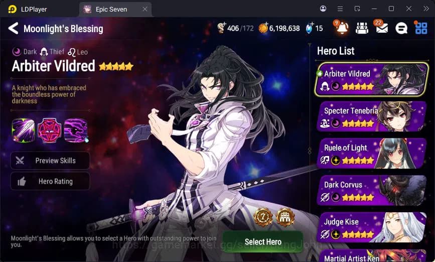 Epic Seven Accounts Global Unverif | 6ML | Tieria | Tenebria | Veronik image 3