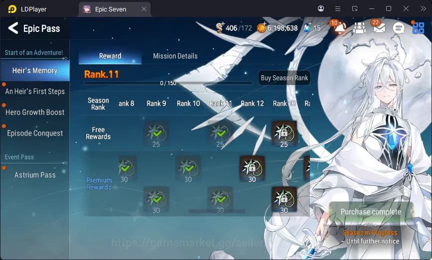 Epic Seven Accounts Global Unverif | 6ML | Tieria | Tenebria | Veronik image 5