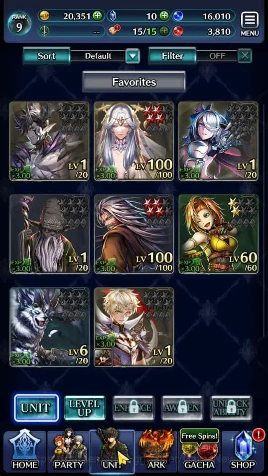 Last Cloudia Accounts GLOBAL|Rank 9|Top Tier Unit [DL Judecca-Samekh,Kyl image 1