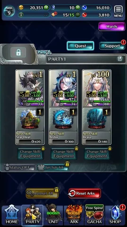Last Cloudia Accounts GLOBAL|Rank 9|Top Tier Unit [DL Judecca-Samekh,Kyl image 3