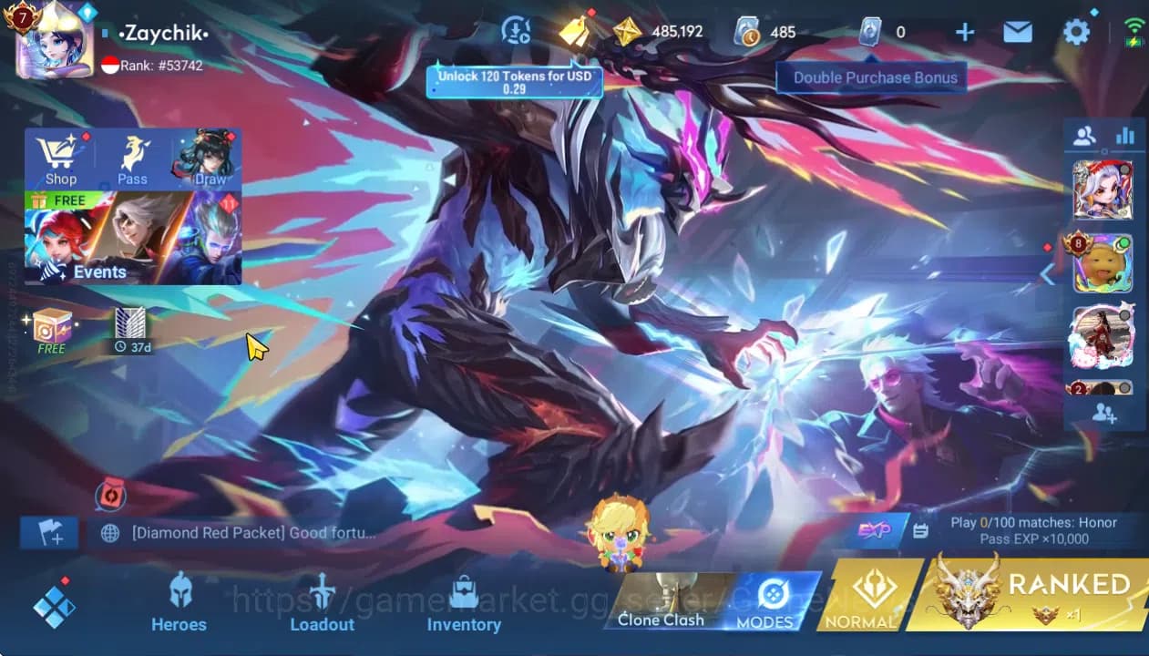 Honor of Kings Accounts Hero112 Skin 252|6Precius(Sunce,Luban,Feyd,Musashi image 1