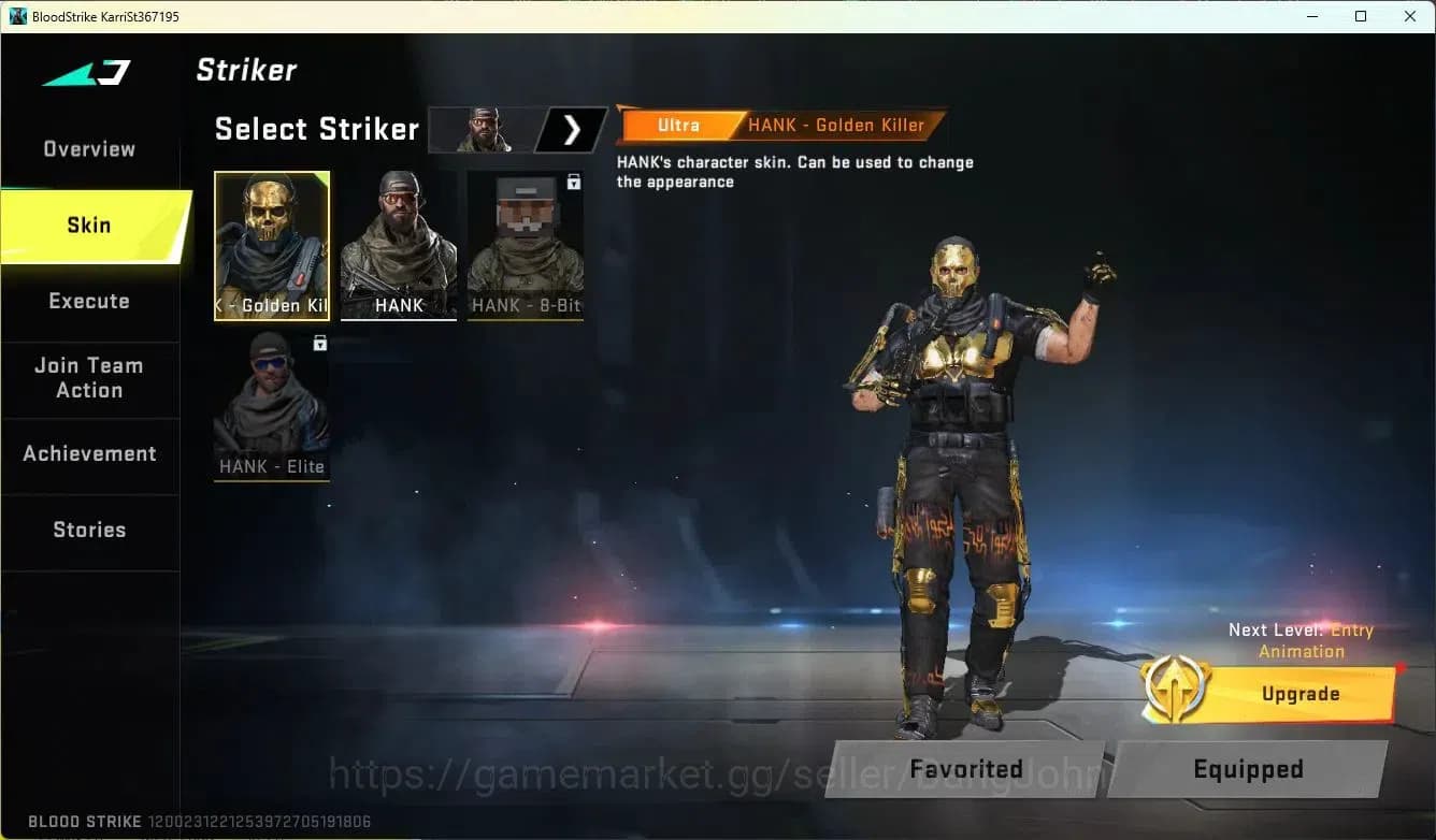 Blood Strike Accounts ASIA| BLEACH Ethan|EVA MCX|1 Ultra Striker|4 BLEAC image 2