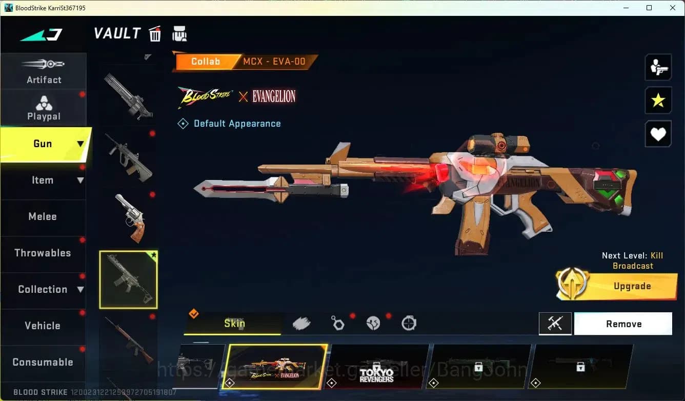 Blood Strike Accounts ASIA| BLEACH Ethan|EVA MCX|1 Ultra Striker|4 BLEAC image 7