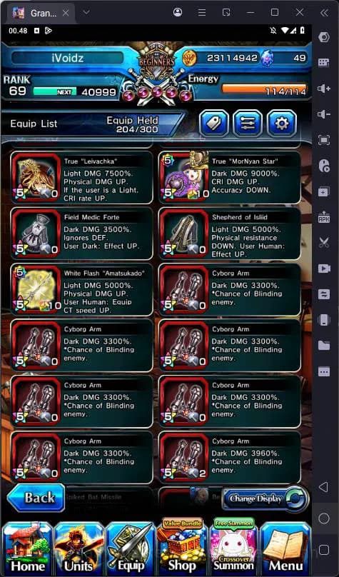 Grand Summoners Accounts Global | Ascend 16| Chloe TW, Kirisane, Summer Miy image 4