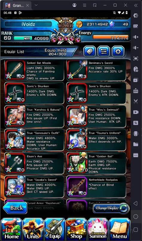 Grand Summoners Accounts Global | Ascend 16| Chloe TW, Kirisane, Summer Miy image 5