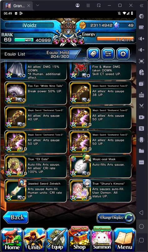 Grand Summoners Accounts Global | Ascend 16| Chloe TW, Kirisane, Summer Miy image 6