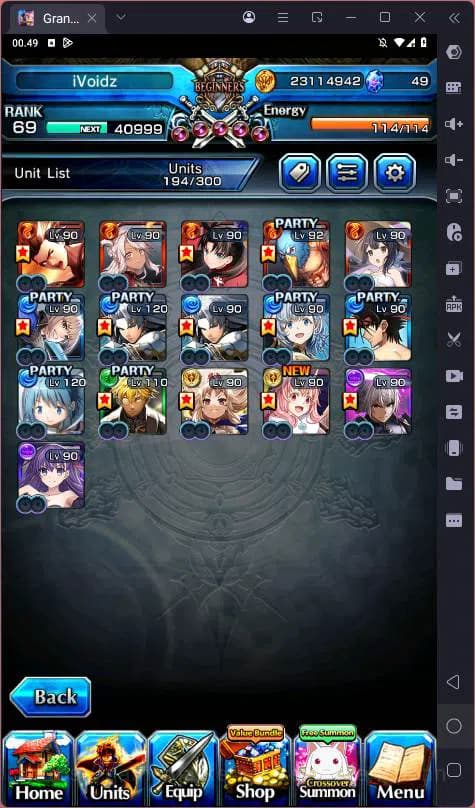Grand Summoners Accounts Global | Ascend 16| Chloe TW, Kirisane, Summer Miy image 8