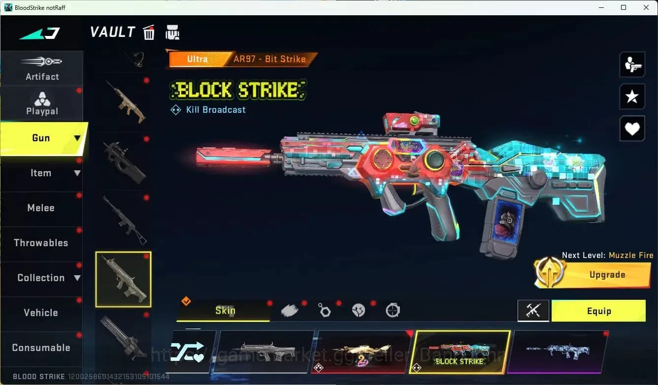 Blood Strike Accounts ASIA|LIMITED=BUTFLY KNIFE,AR97,MP155|EVOLVED=FAL|C image 12