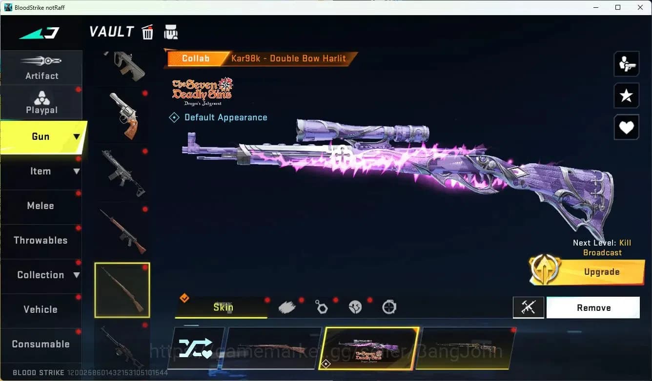Blood Strike Accounts ASIA|LIMITED=BUTFLY KNIFE,AR97,MP155|EVOLVED=FAL|C image 15