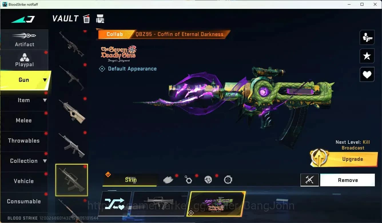 Blood Strike Accounts ASIA|LIMITED=BUTFLY KNIFE,AR97,MP155|EVOLVED=FAL|C image 16