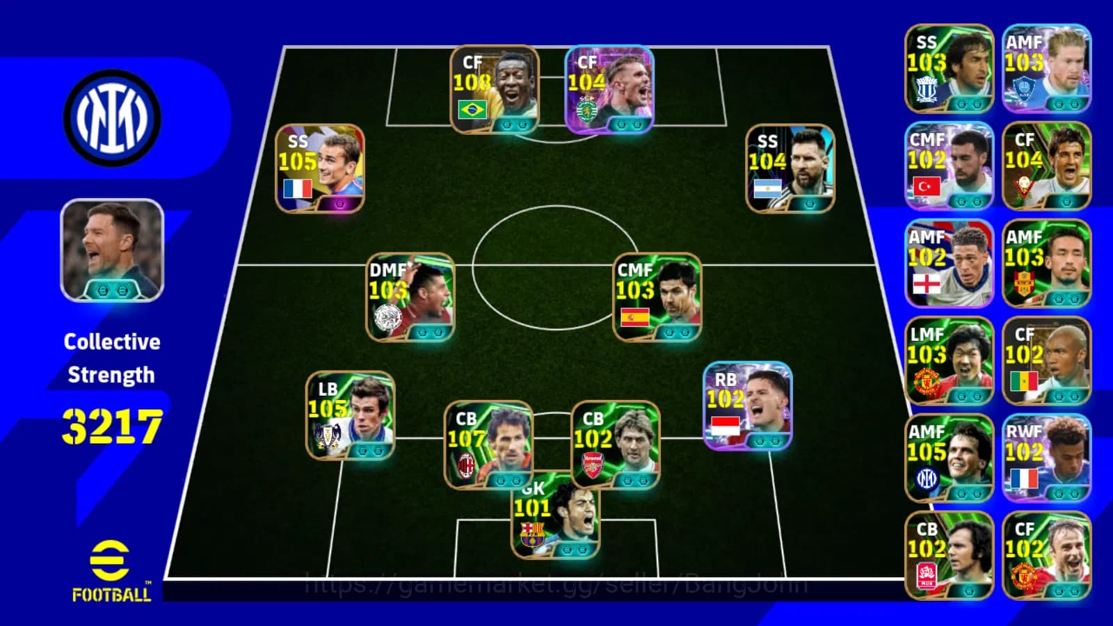 eFootball Accounts Power 3217 | pele epic db | gyokeres showtime | gr image 1