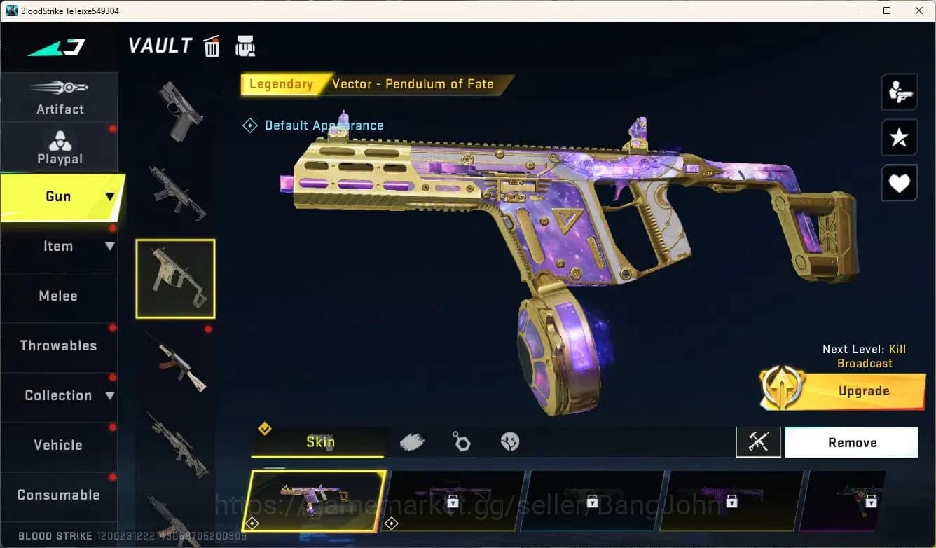 Blood Strike Accounts ASIA | 1 7DS Gun | 1 ULTRA Gun | 1 LEGENDARY Gun image 5