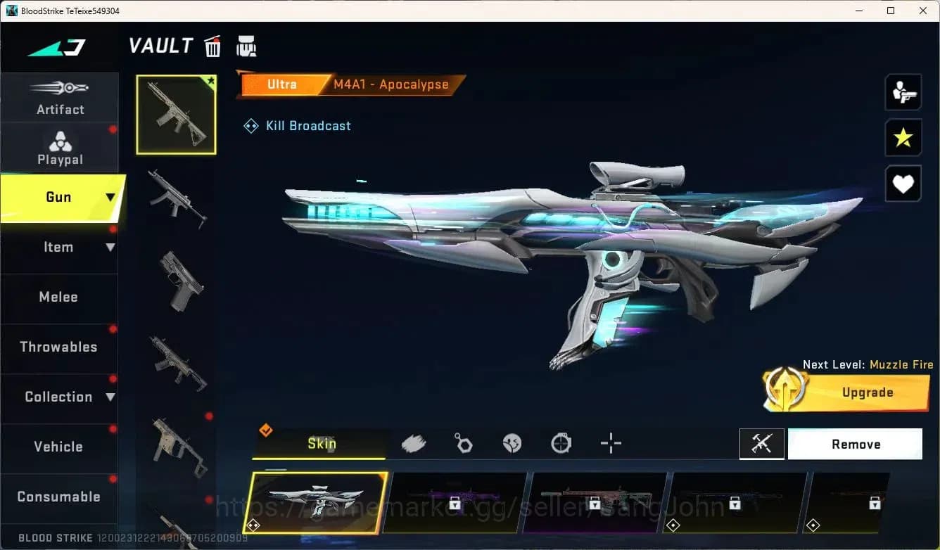 Blood Strike Accounts ASIA | 1 7DS Gun | 1 ULTRA Gun | 1 LEGENDARY Gun image 6