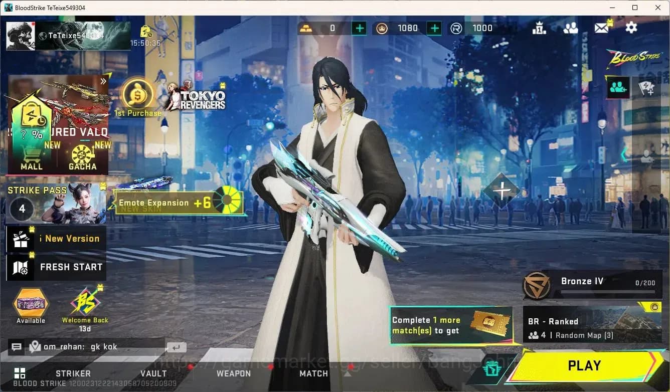 Blood Strike Accounts ASIA | 1 7DS Gun | 1 ULTRA Gun | 1 LEGENDARY Gun image 8