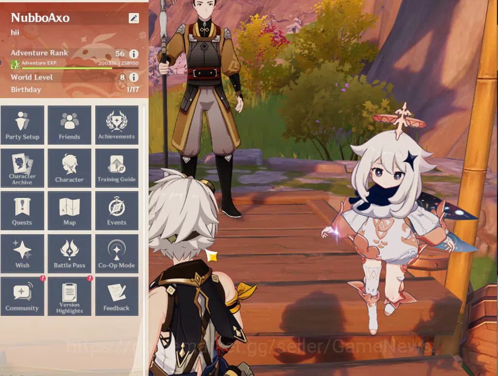 Genshin Impact Accounts ASIA|AR56|8Limited+1(*5Weapon)|Skrik,Escoffier,Rai image 1