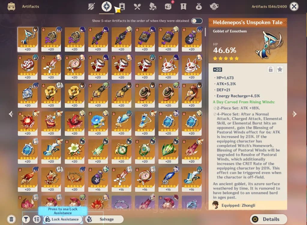 Genshin Impact Accounts ASIA|AR56|8Limited+1(*5Weapon)|Skrik,Escoffier,Rai image 10