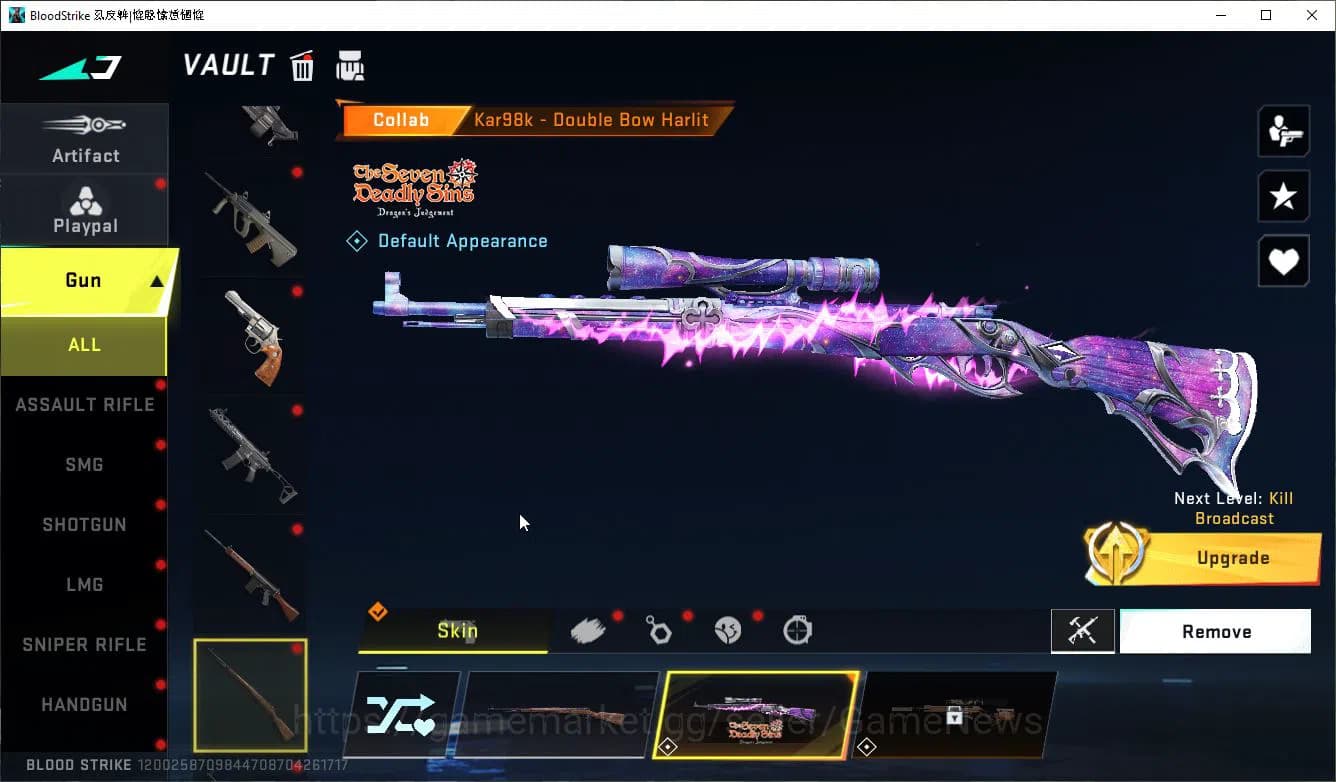 Blood Strike Accounts ASIA|Collab 7DS[Emma-Elizabeth,M700-Elizabeth,AK47 image 12