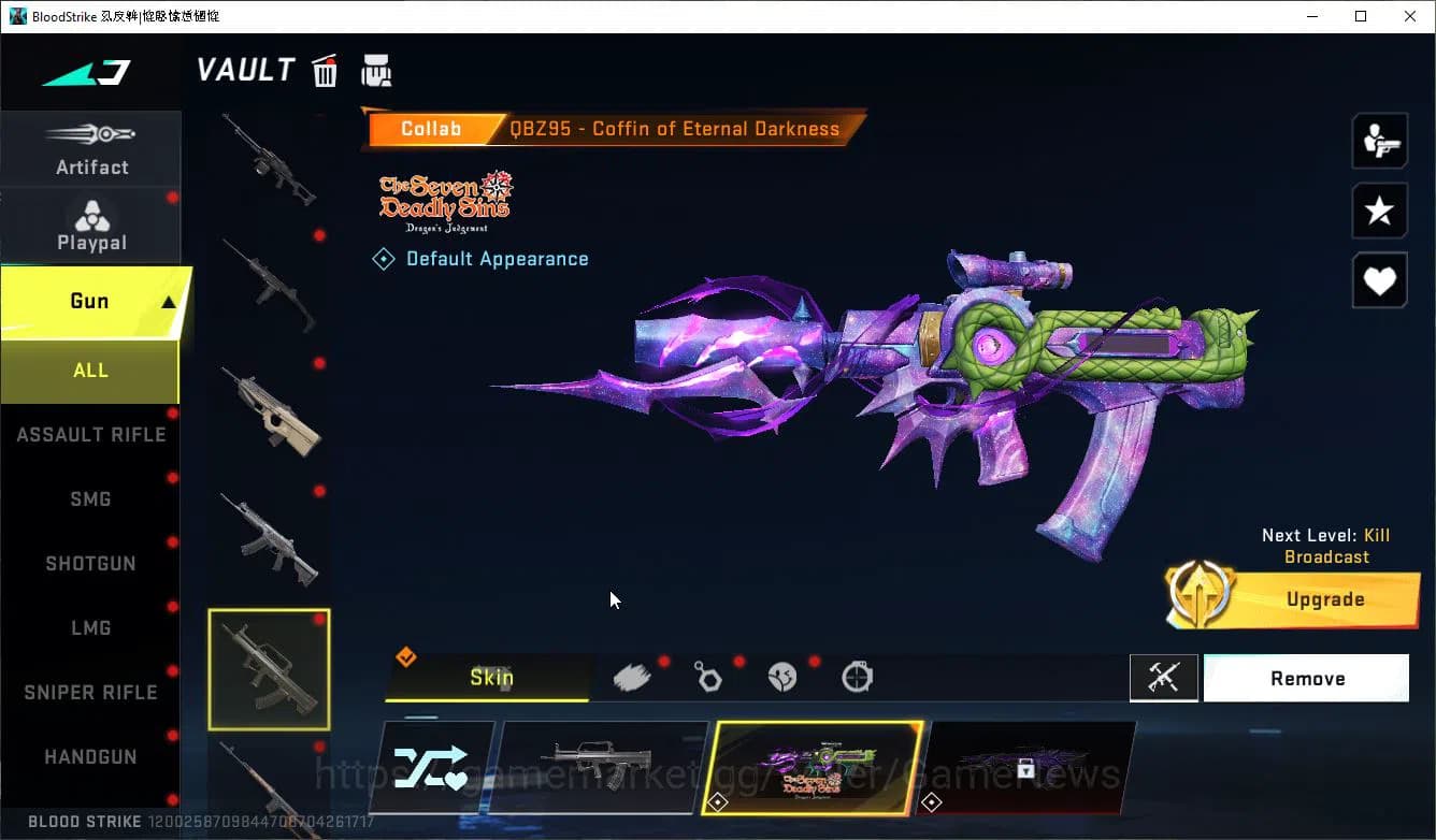 Blood Strike Accounts ASIA|Collab 7DS[Emma-Elizabeth,M700-Elizabeth,AK47 image 13