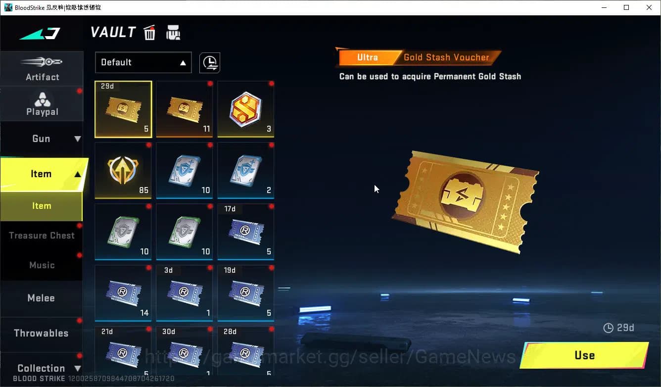 Blood Strike Accounts ASIA|Collab 7DS[Emma-Elizabeth,M700-Elizabeth,AK47 image 14