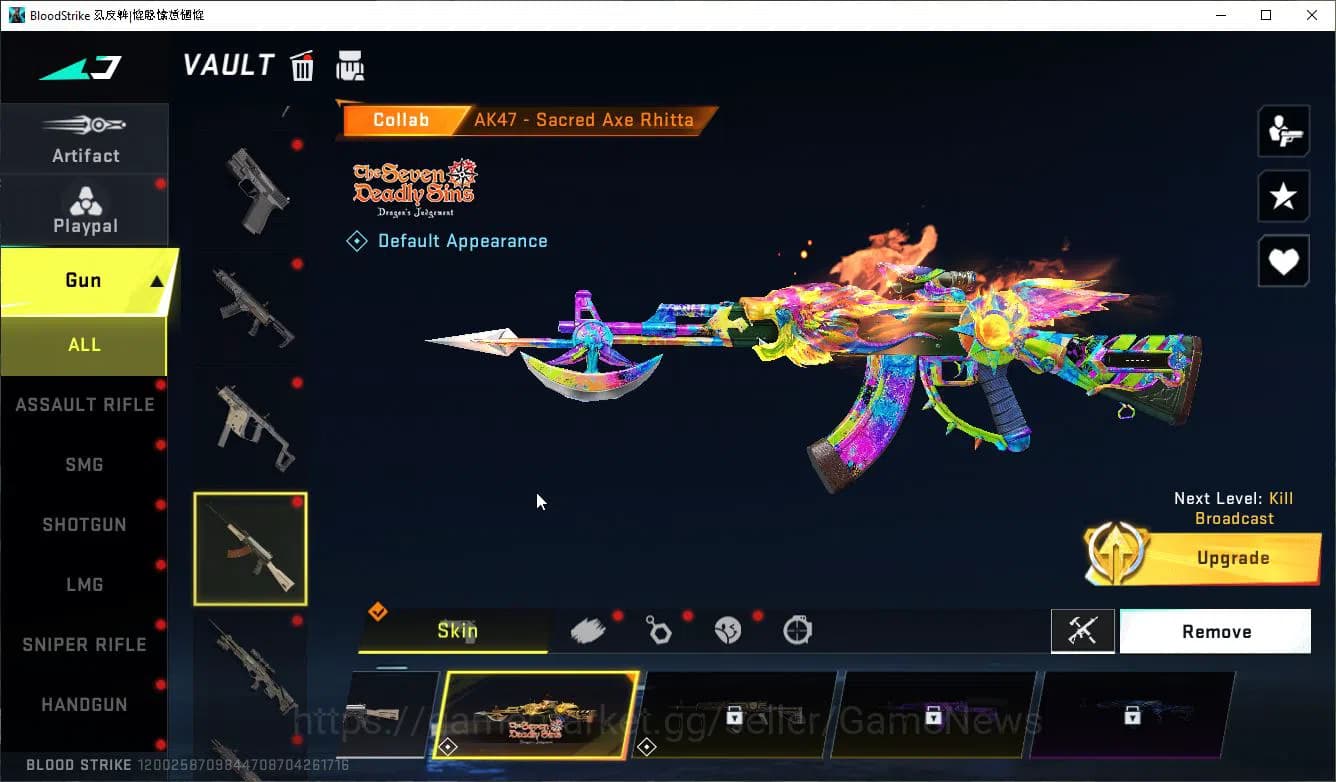 Blood Strike Accounts ASIA|Collab 7DS[Emma-Elizabeth,M700-Elizabeth,AK47 image 9