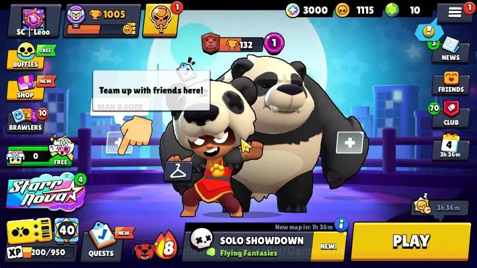 Brawl Stars Accounts 1005 Trophy|3K Bling|17 Brawlers 3 Max Lvl [Shelly image 1