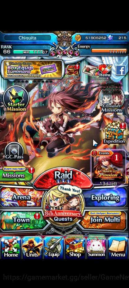 Grand Summoners Accounts Global|Rank 66|15 Ascend|InumutaTW,SayakaTW,ChloeT image 8