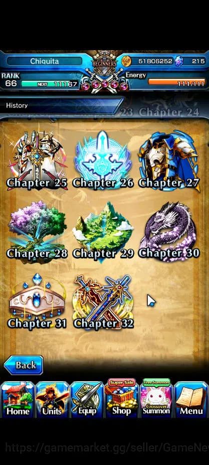 Grand Summoners Accounts Global|Rank 66|15 Ascend|InumutaTW,SayakaTW,ChloeT image 9
